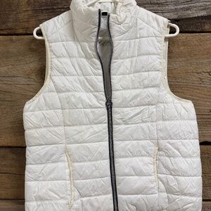Guess puffer vest, White, Med